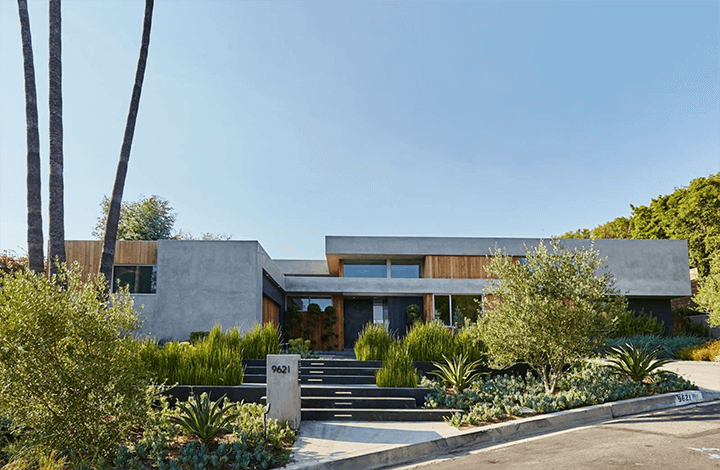 Nightclub owner Jason Lev seeks a buyer for his modern home in Beverly Hills