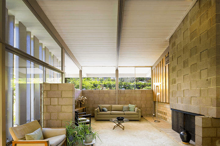 Midcentury home by A. Quincy Jones lists for the first time in Crestwood Hills