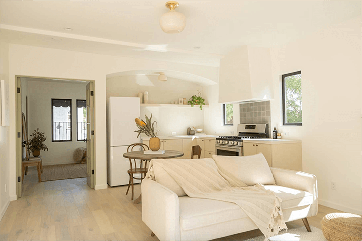 Stylish small living at new TIC home in Silver Lake