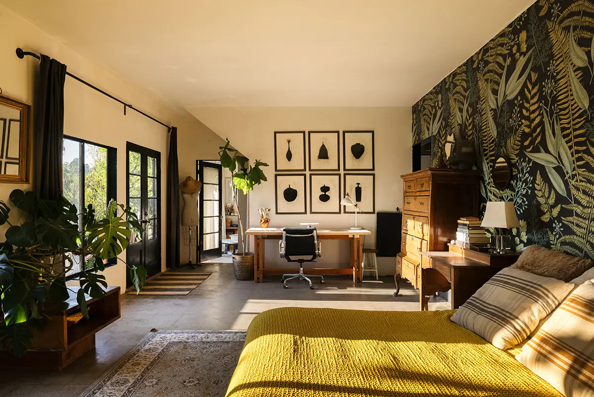 An artsy couple gives life to a mid-century modern home in Silver Lake