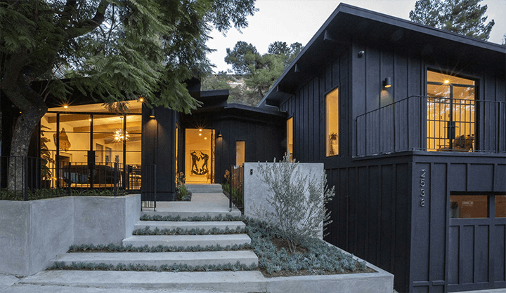 Midcentury home in Laurel Canyon gets a glitzy makeover