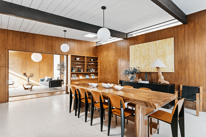 Howard Lane’s dapper Schustack Residence returns to market