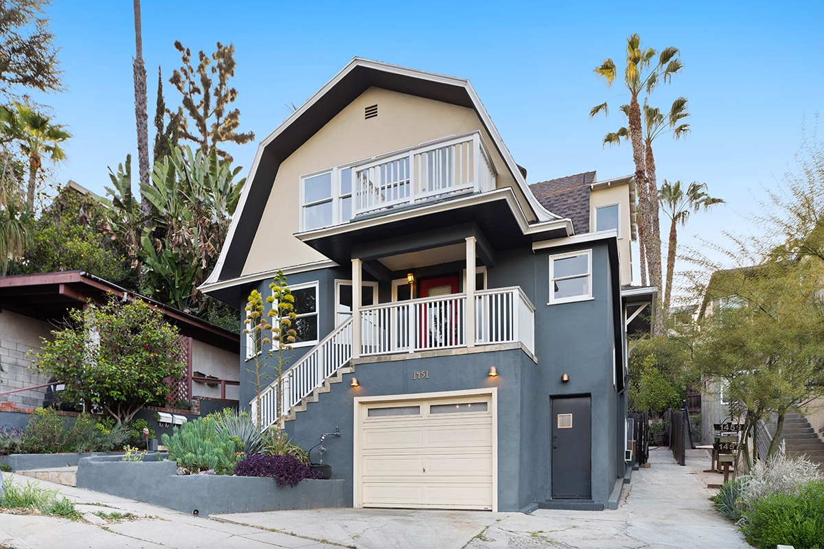 Striking Dutch Colonial-style in Silver Lake with a studio