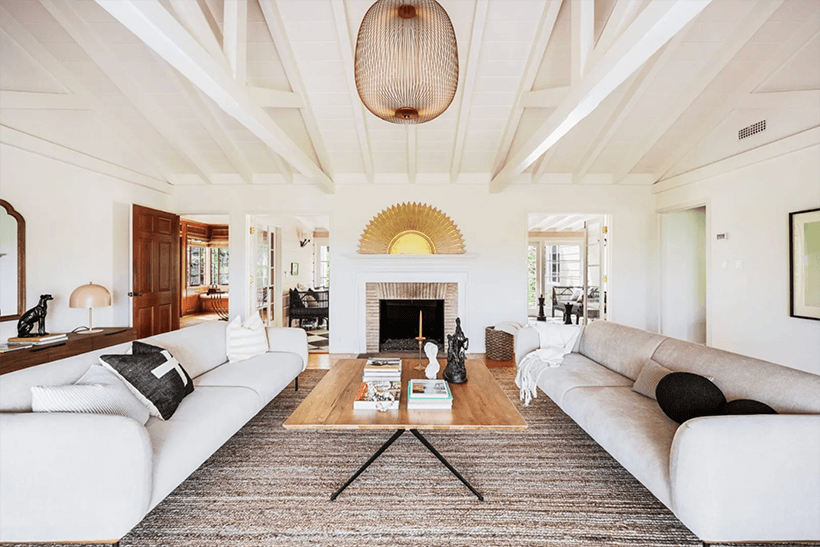 Los Feliz Traditional with soaring open truss ceiling asks $3 million