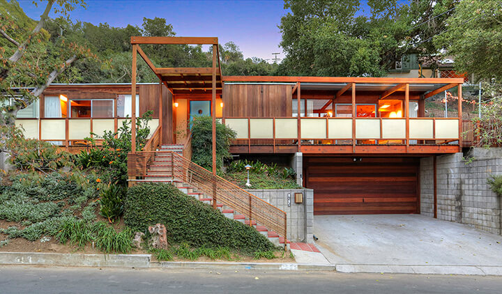 Midcentury Modern Home for Sale Hollywood Hills