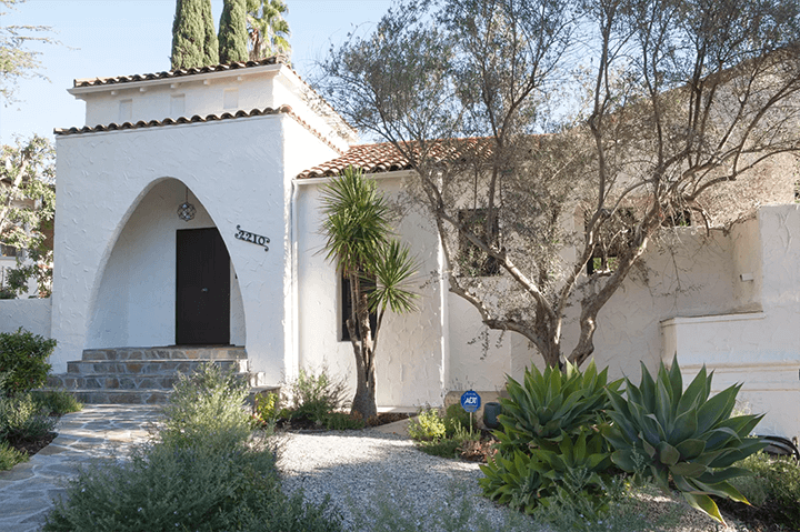 Frankie Faulkner designed Spanish Colonial Revival style home in Silver Lake Los Angeles