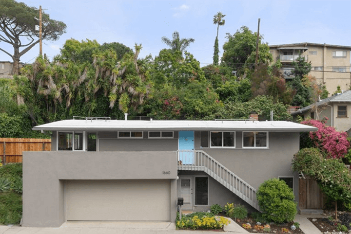 Mid century home for sale designed by Schindler and his protégé