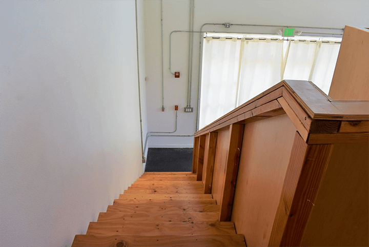 Staircase of Live work space in Lincoln Heights