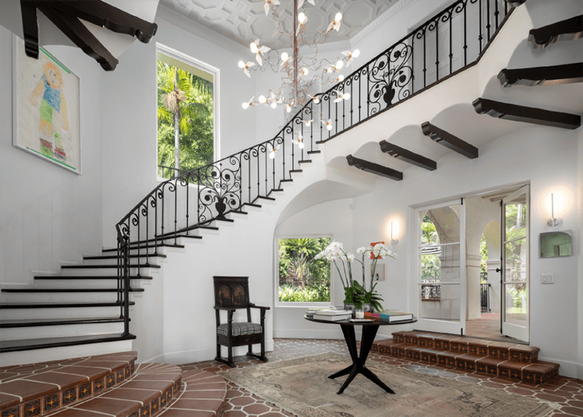 Interior Staircase of Villa Andalusia